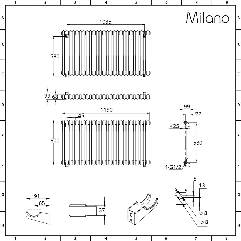 product dimensions
