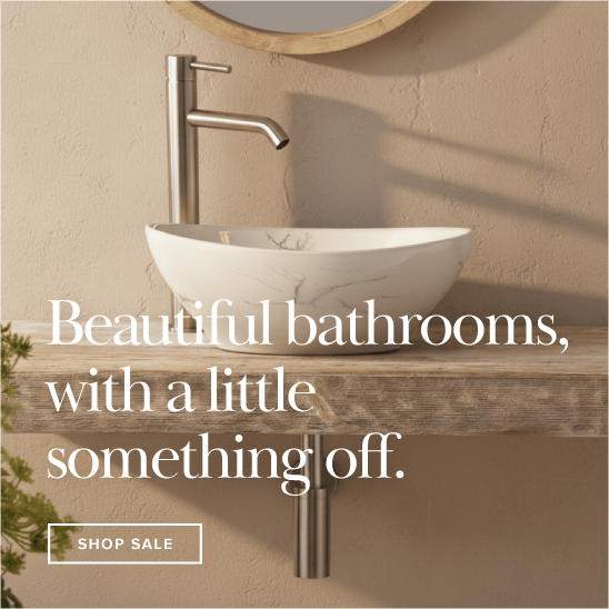 Beautiful bathrooms, with a little something off.