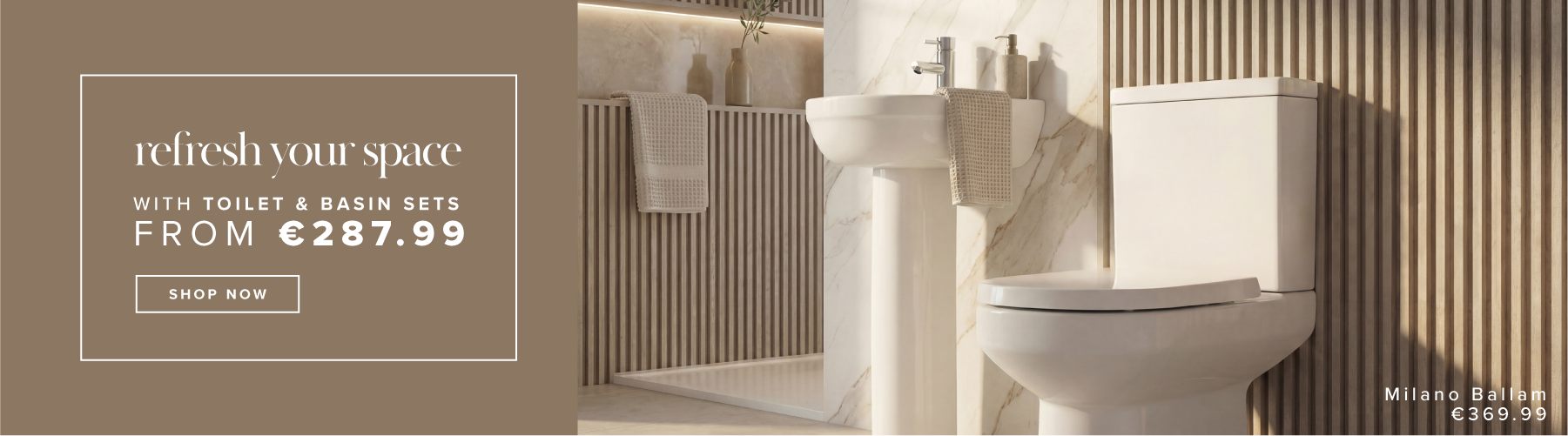 Shop toilet & basin sets from €287.99