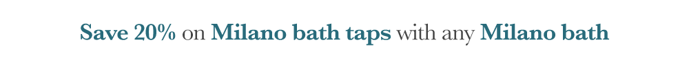 Buy a bath, get 20% off a bath tap
